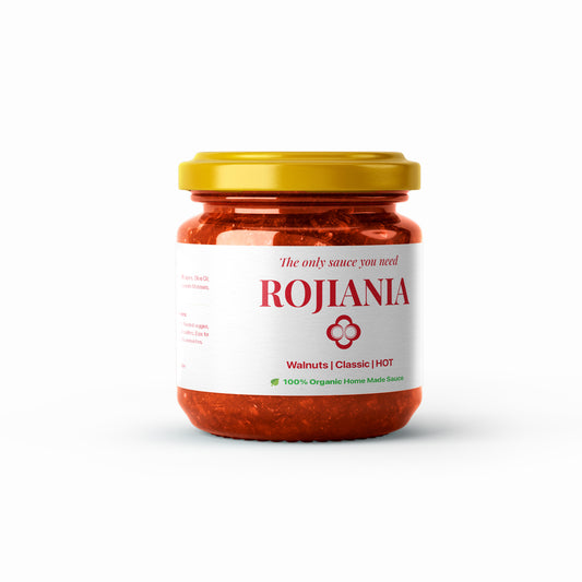Premium | 100% Organic Rojiania Red Pepper Classic Sauce with Walnuts